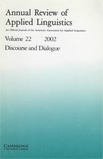 Annual Review of Applied Linguistics