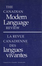 The Canadian Modern Language Review