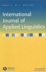 International Journal of Applied Linguistics